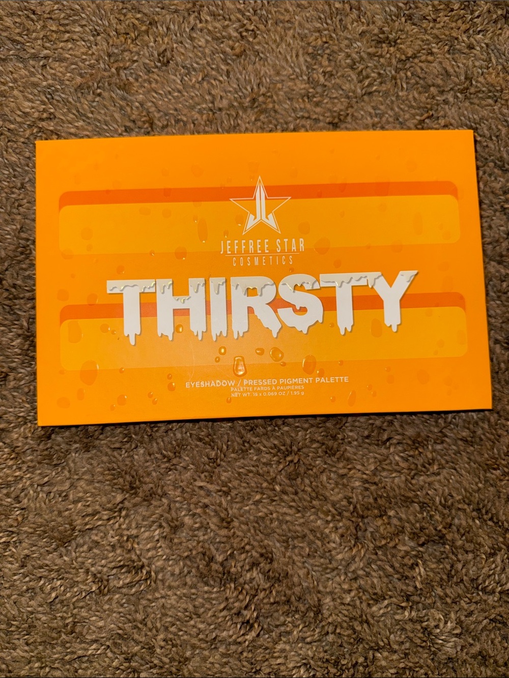 Jeffree Star 'Thirsty' Pressed Pigment Palette - lightly used no box